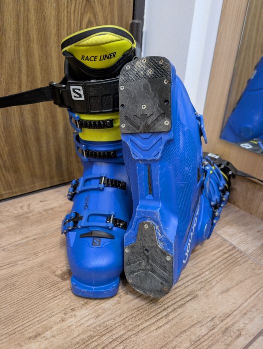 Clăpari Salomon s/pro 130,nr mondo 28 , flex 130, carbon ,custom fit