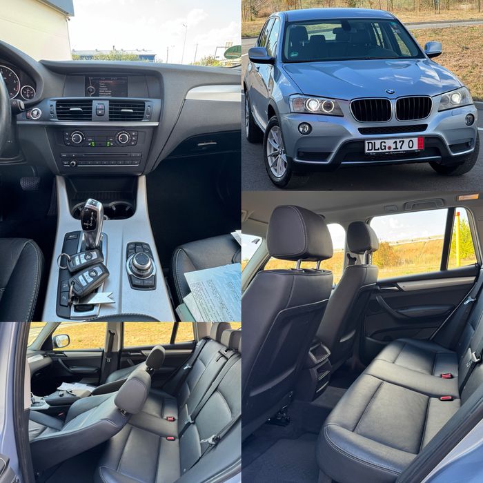 BMW X3  xDrive20d 184 CP AUTOMAT 4x4 PIELE NAVI • 2012