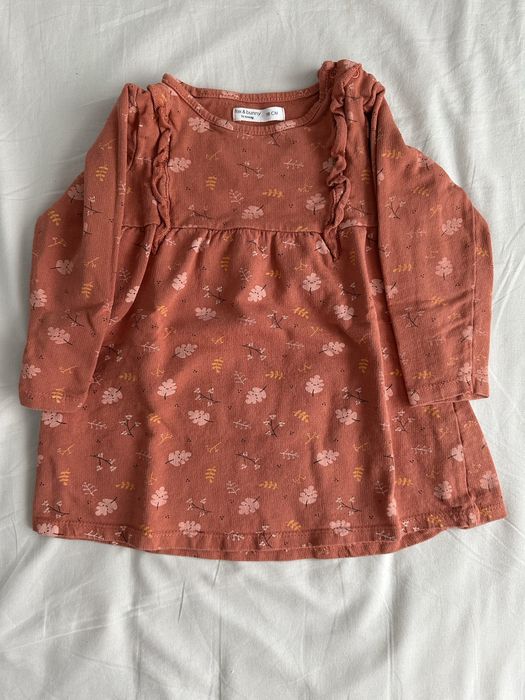 Lot 2 bluze sport + rochie + reiati dublati fetite marimea 98 cm