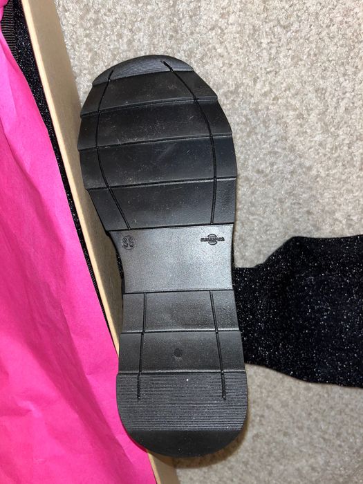 Cizme Anna Cori material textil