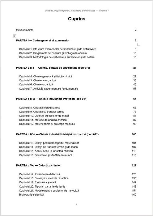 Titularizare si Definitivat – Chimie si Chimie Industriala Specializari: Chimie (cod 010) Profesori (cod 011) Maistri instructori (cod 012)
