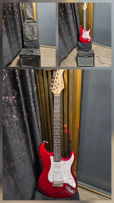 Set Chitară Electrică Harley Benton  + Amplificator HB-20R