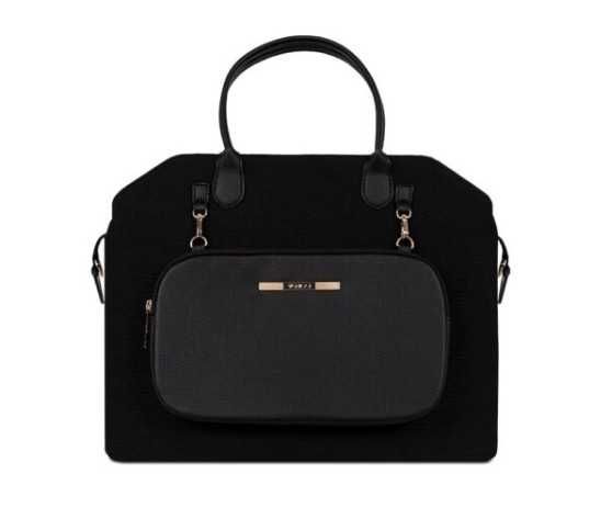 Carucior Venicci Upline Negru - 3 in 1 (landou, scoica si sport)