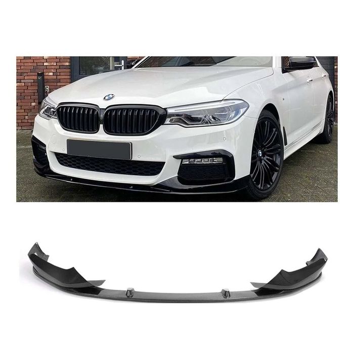 Lip prelungire bara fata M BMW Seria 5 G30 G31(2017-2020) Negru Lucios
