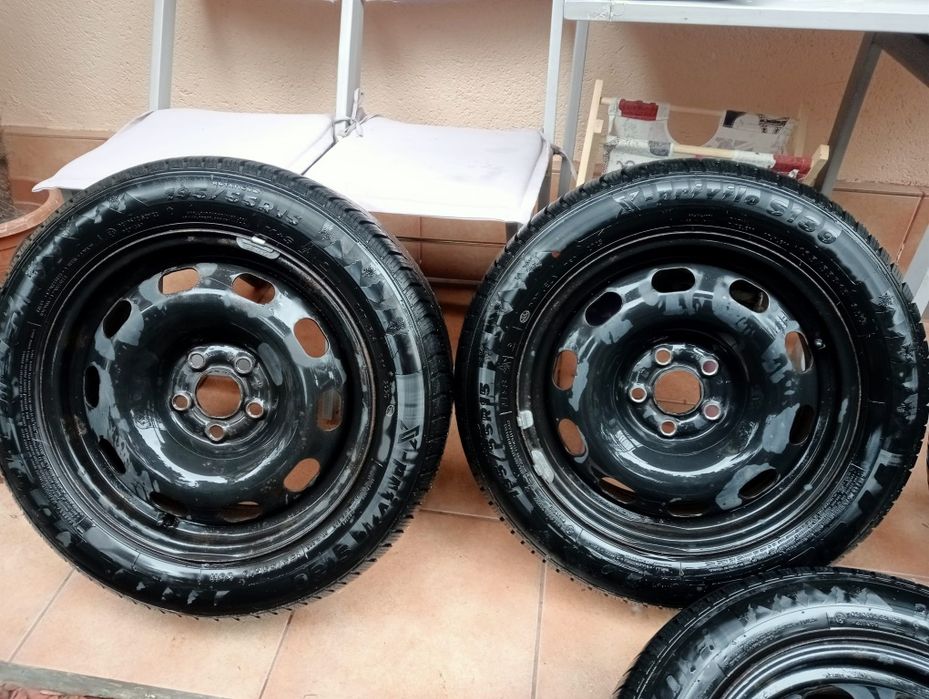 Set jante cu cauciucuri Ca si Noi 2025 pe 15 pentru VW.Skoda.Seat