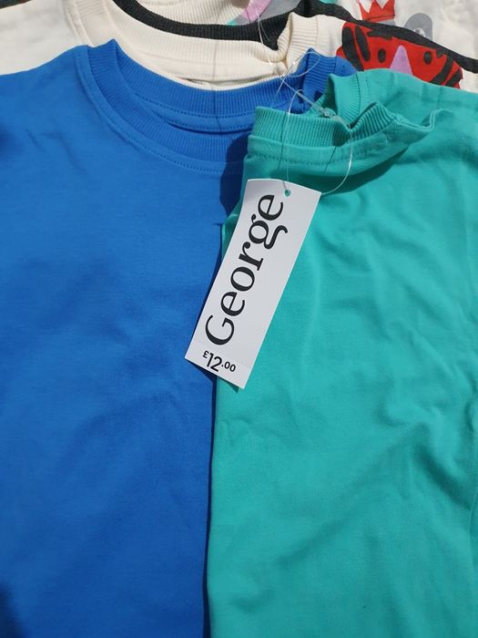 Set 5 tricouri bumbac George 1.5/ 2 ani