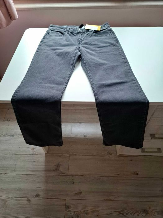 Нови дамски дънки H&M  - размер 38 , цвят графит
