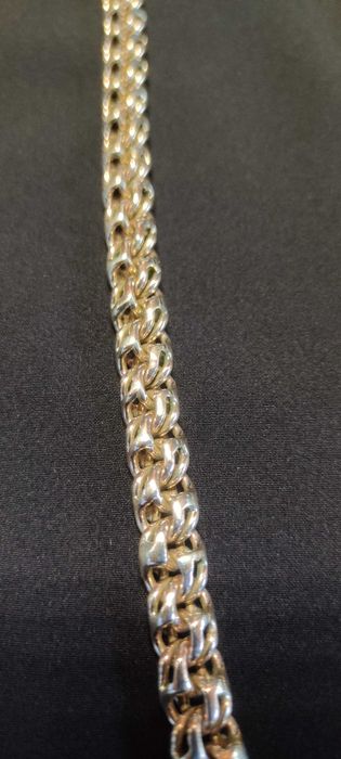 Златен ланец 95 грама ръчна изработка с документи
