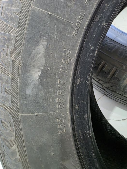 Шины летние бу 265/65/17