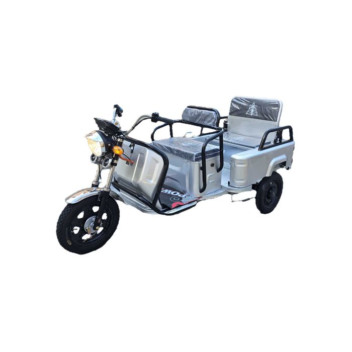 Triciclu Ecoblis cu Remorca Electric / Model TUK TUK 2025 / 2 Persoane / 60V 20AH