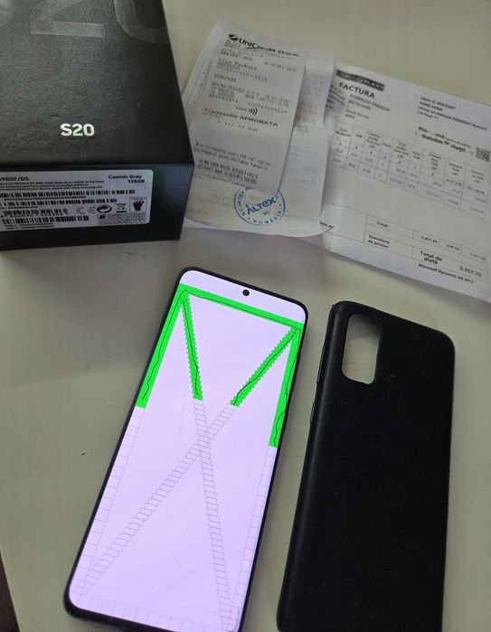 Vand Samsung Galaxy S20 5G 128 GB 8 GB Display spart