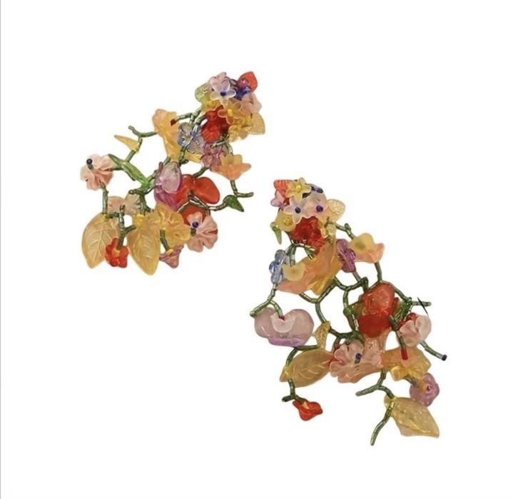 Красивые серьги из бисера