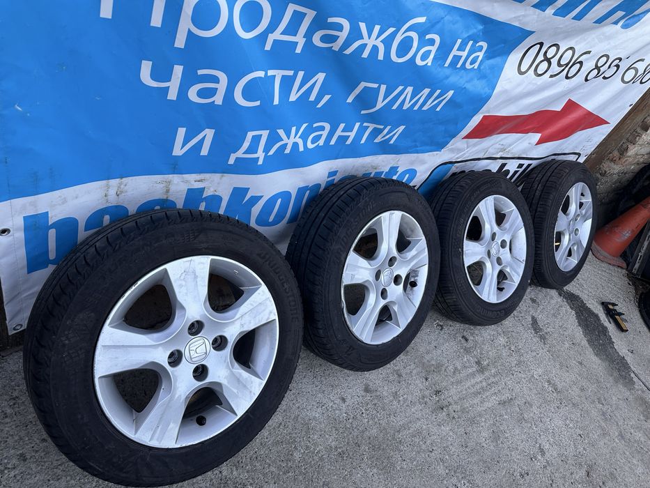 15 4х100 джанти с летни гуми