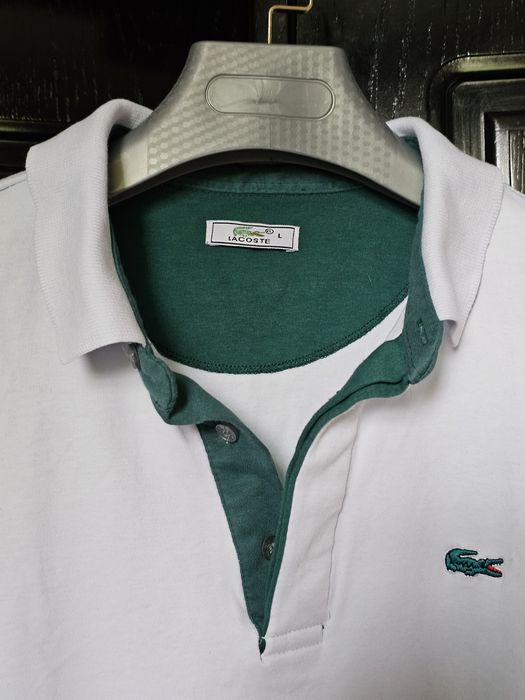 Поло Lacoste лето, легкое, хлопок