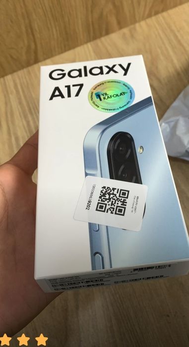 Samsung a17 yangi xamma joyi radnoy