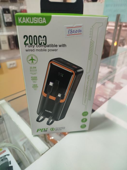 Power bank zaryadkala tezkor zaryadlidigan