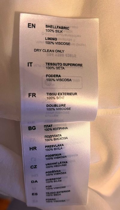 Bluza din matase alba Marc O'Polo Pure