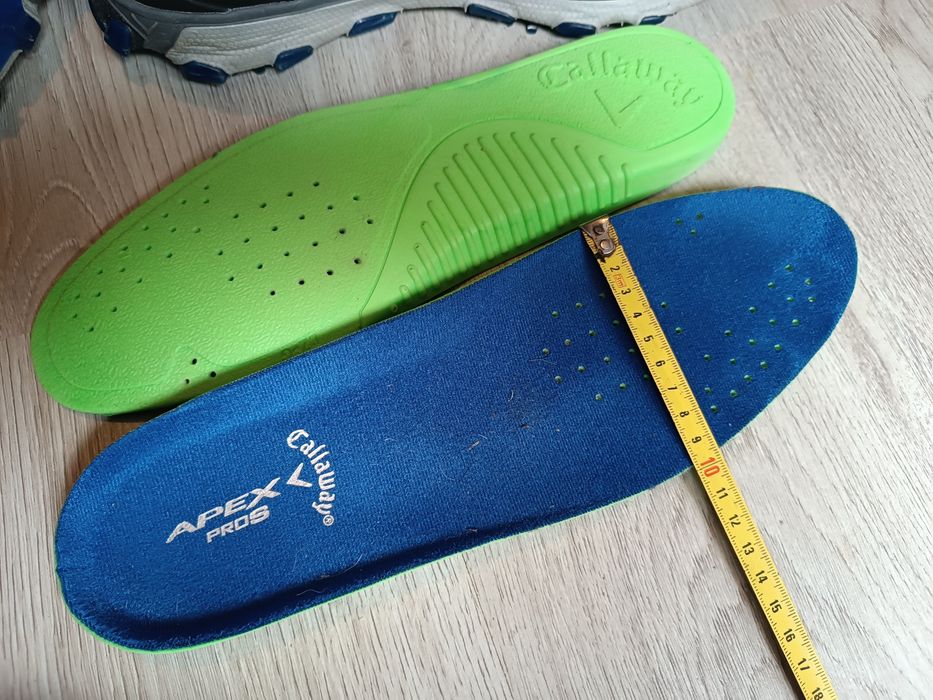 Голф обувки 45 Callaway Apex Pro S

Един път обувани, неразличими от н