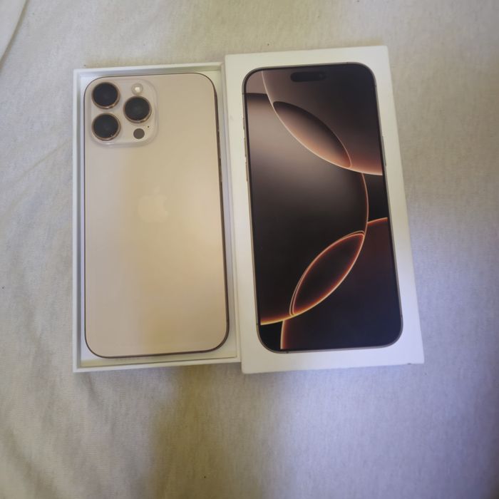 Vand iPhone 16 pro max 256gb desert titanium fullbox garantie