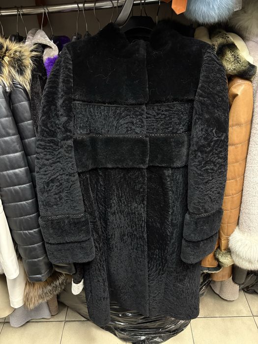 Палто от естествен косъм и алпака