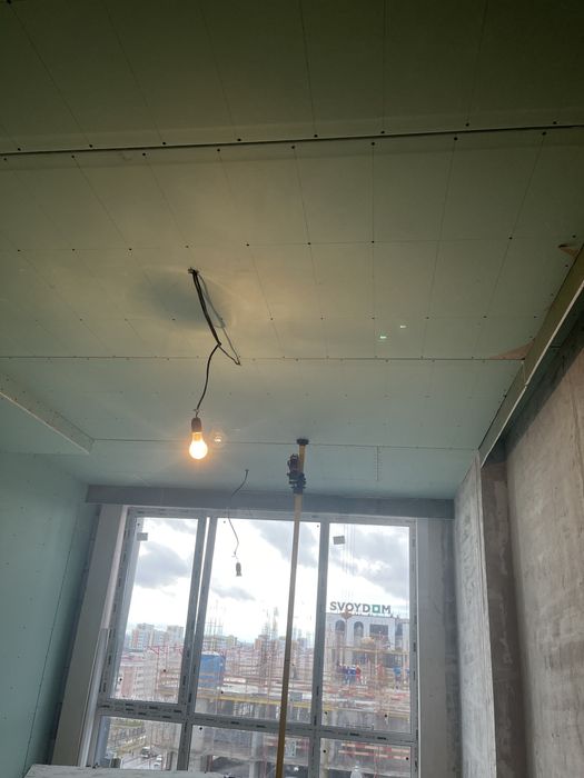 Услуги  монтаж гипсокартона