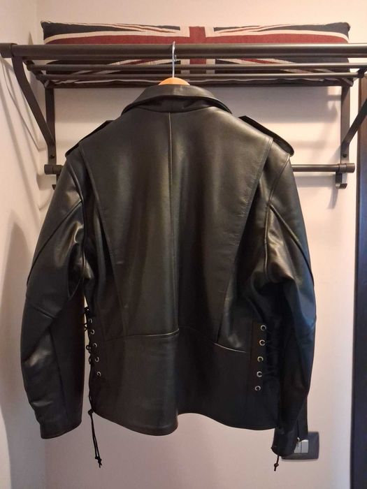 Geaca de motor Last Rebels, piele de vita, model clasic, noua.