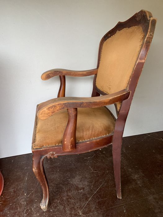 Стол масив дърво ретро столове - антикварен стил