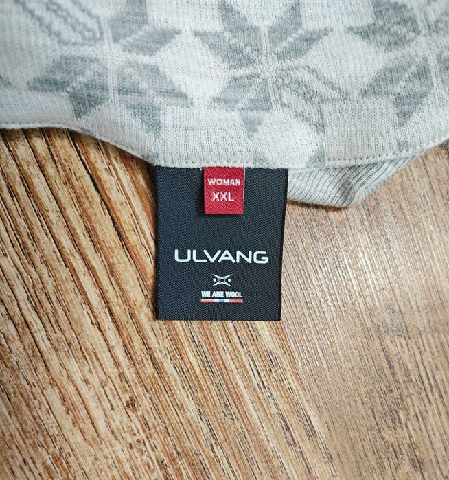 ULVANG 100% Мериносова вълна дамска термо фланелка размер 2XL / XXL