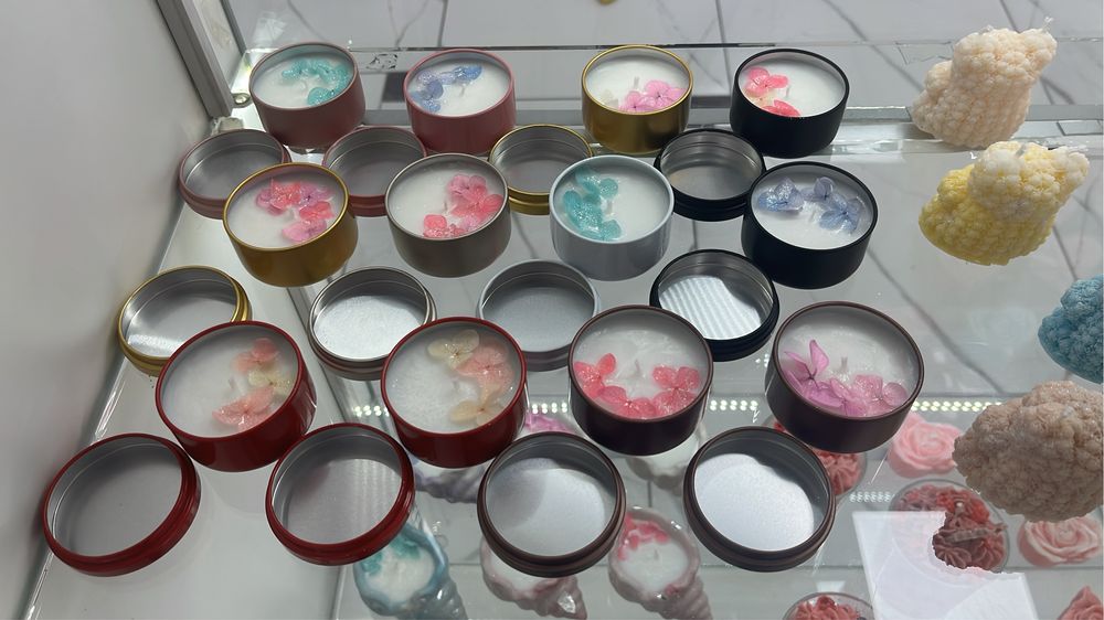 Ароматные подарки к 8 марта, свечи