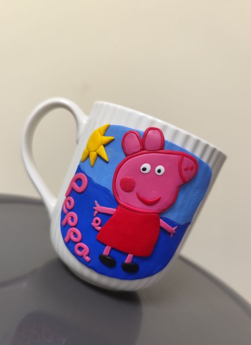 Чаши с декорация от полимерна глина