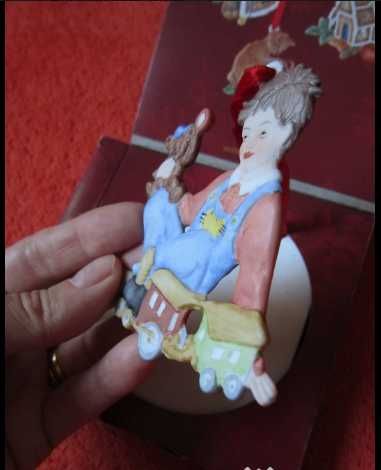 cadou rar Craciun portelan Rosenthal lucrat manual Germany 1980