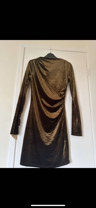 парти велурена рокля HM размер S