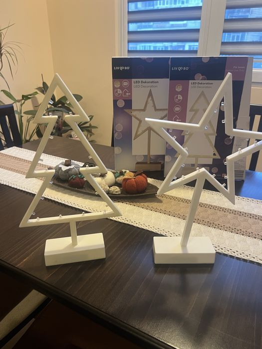 Светлодиодна коледна лед декорация с батерии