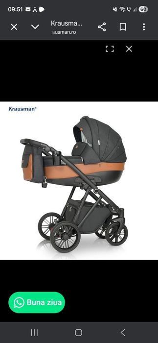 Krausman Lexxo 3 in 1 COMPLET – Black Caramel