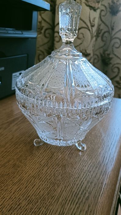 Конфетница хрусталь