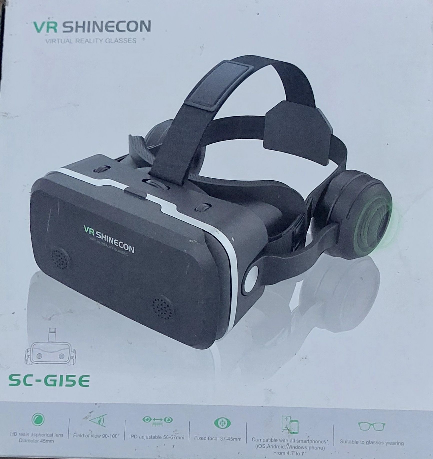 Очки виртуальной реальности VR Shinecon G15E, со встроенными наушника: 200  000 сум - Прочая электроника Ташкент на Olx