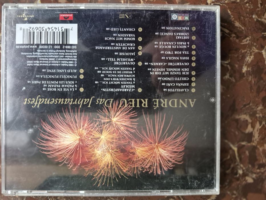 Vând 4 CD muzica clasica mixta cu Andre Rieu ,made in Germany