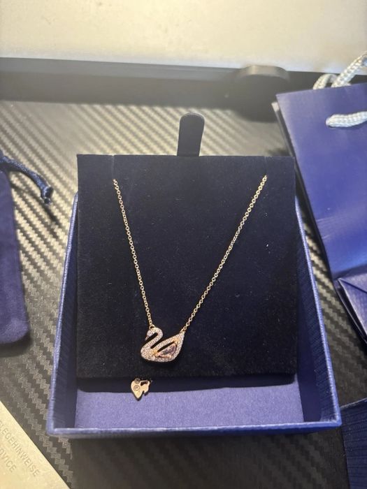 Колие Swarovski /Rose gold