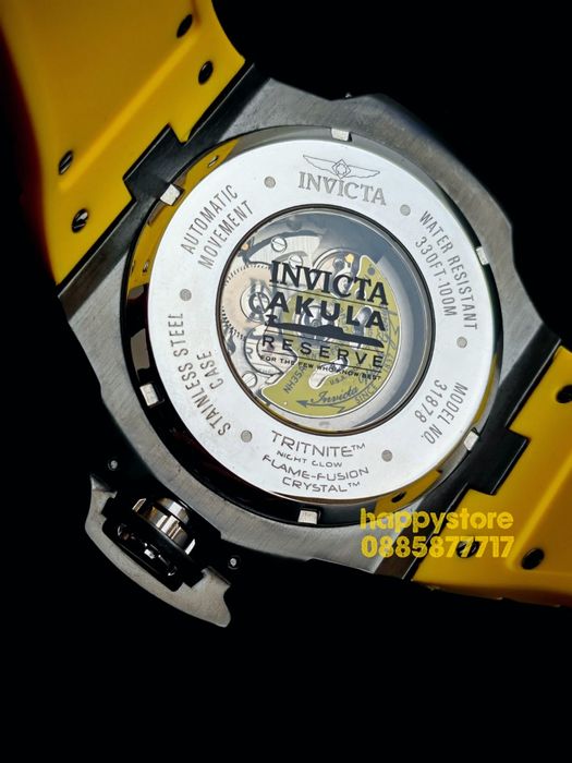 INVICTA Akula Graphite automatic 62 mm, Инвикта нов ръчен часовник