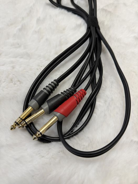 Cablu audio profesional Klotz AT-CJ 3m - Jack 6,3 / 2xJack 6,3