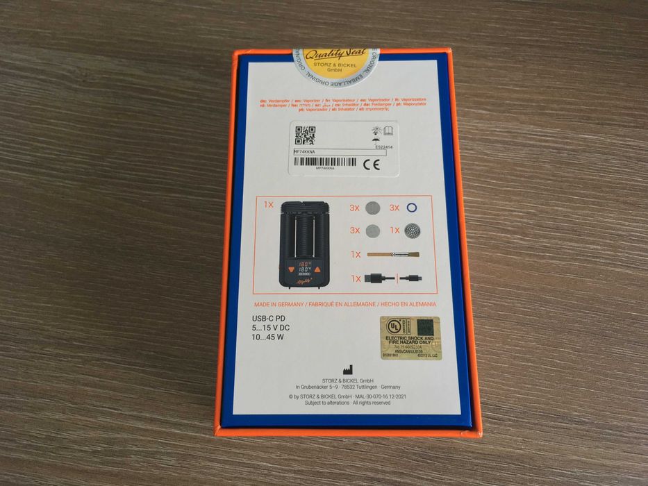 vaporizator Mighty+ de la Storz & Bickel, garantie pana in mai 2026