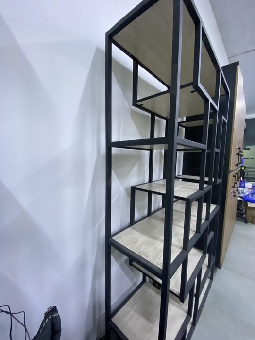 Стеллаж в стиле лофт, полки