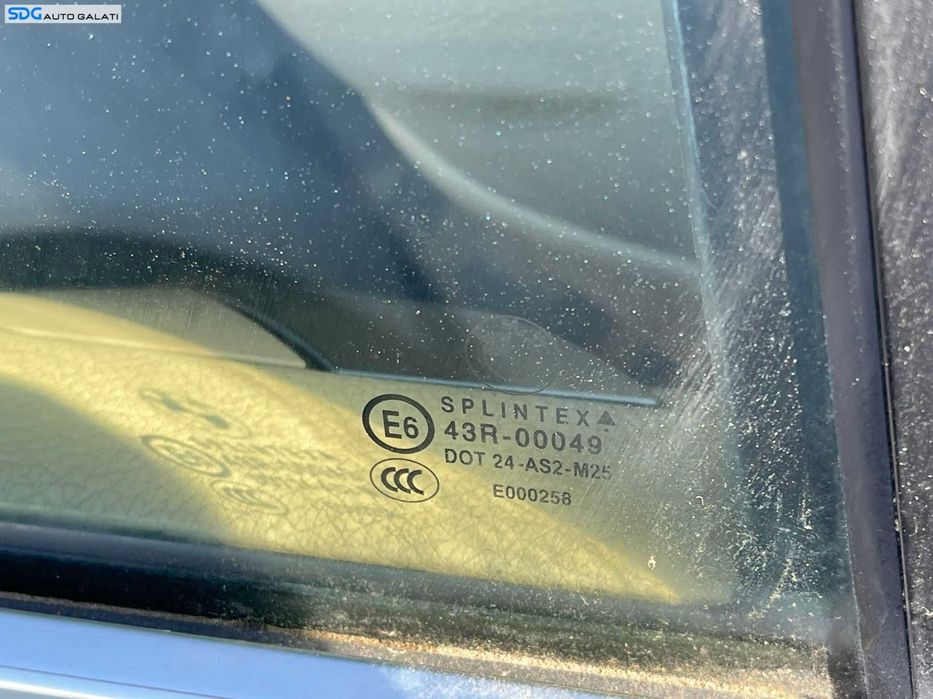 Geam Sticla Culisant de pe Usa Portiera Dreapta Spate BMW Seria 5 E60 2003 - 2010 [1718]