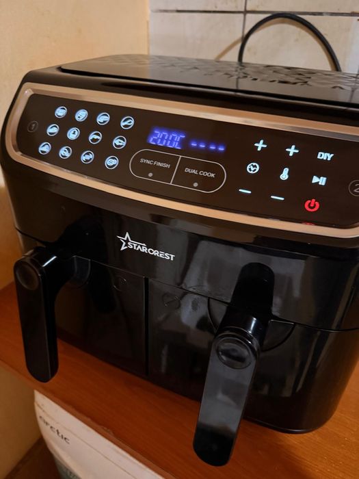 Friteuza cu aer cald ( Air Fryer) cu 2 compartimente