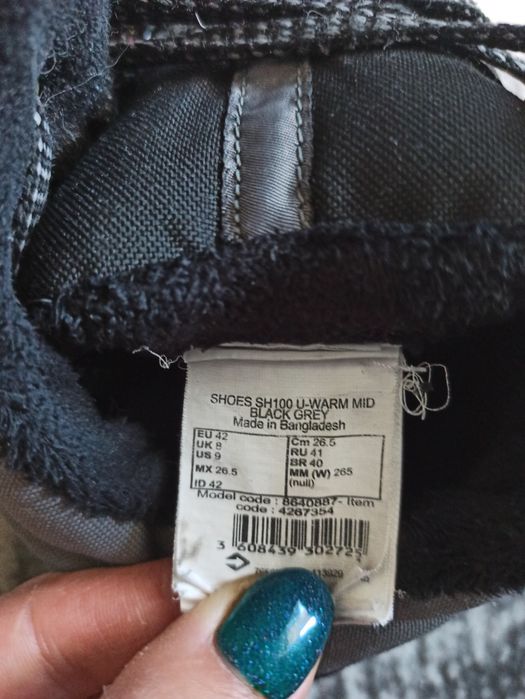 Зимни туристически обувки Quechua 42