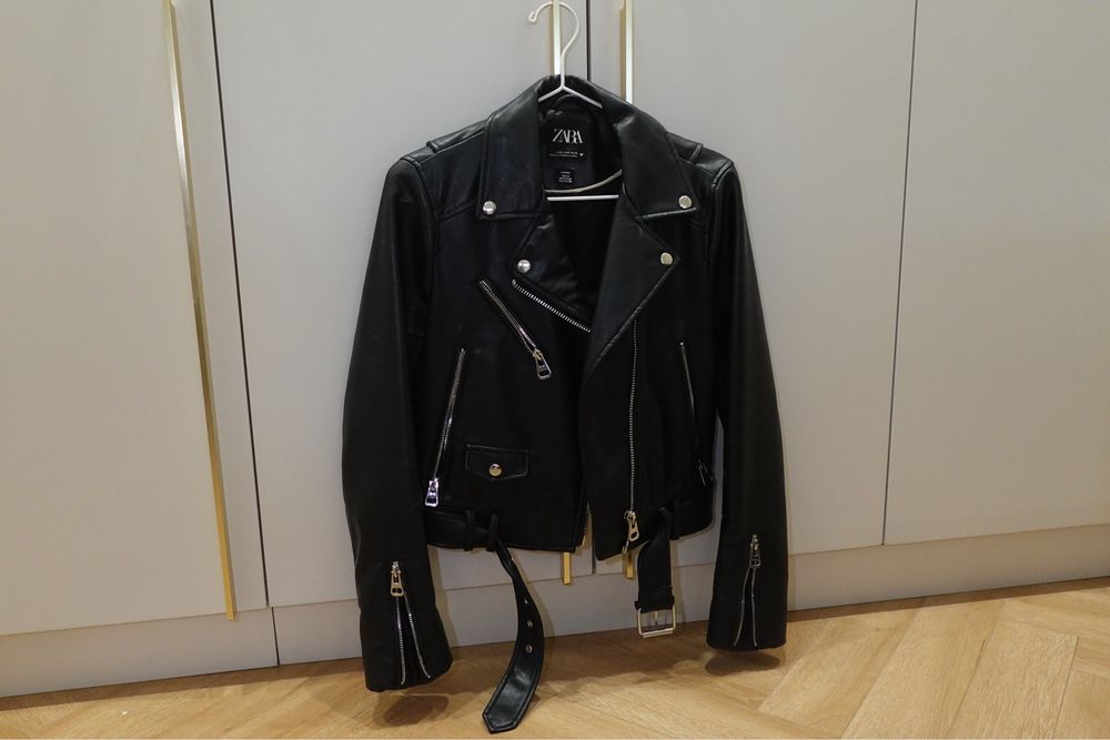 чёрная косуха Zara