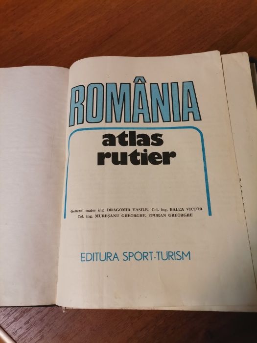 Romania Atlas Rutier 1981