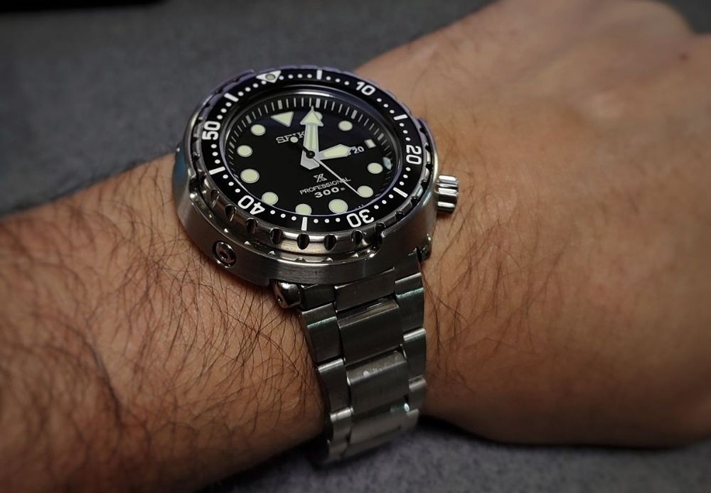 Seiko Tuna Marinemaster, дайверские часы.