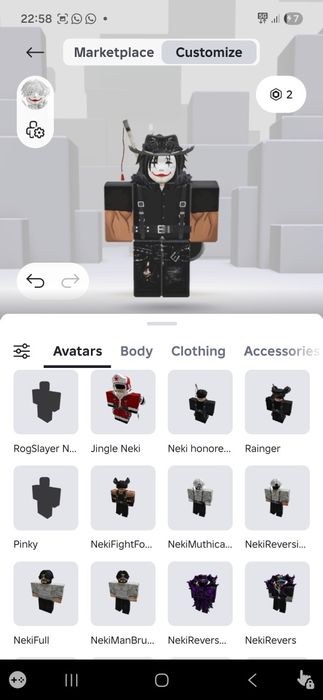 Продам ценный аккаунт в Roblox!