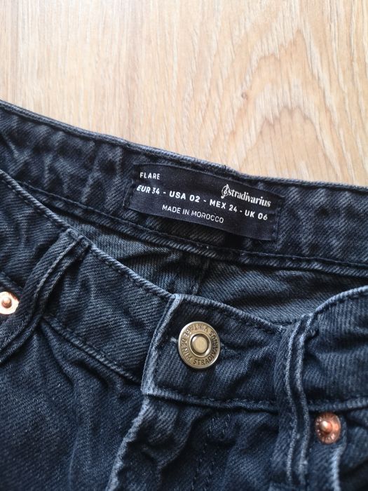 Черни дамски дънки тип чарлстон